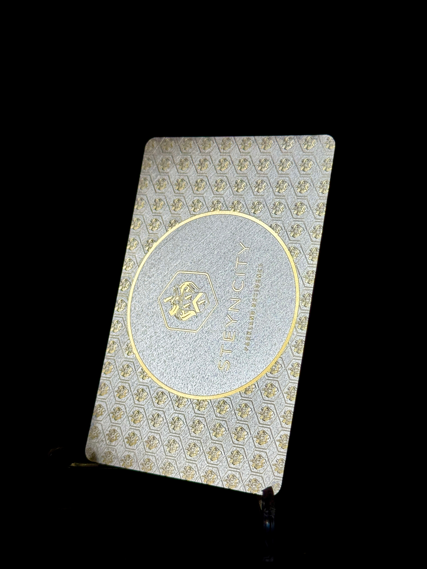 Steyn City luxury gold and silver NFC card