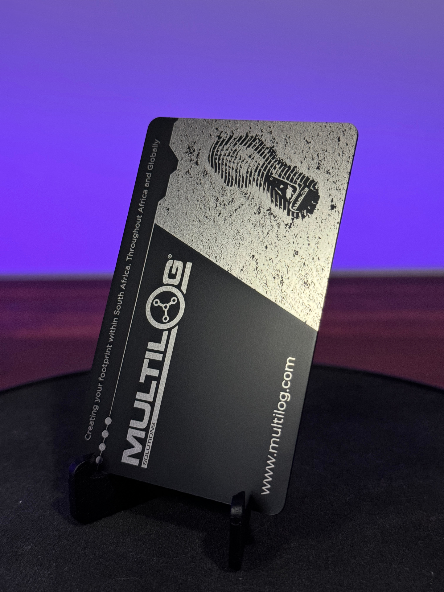 Multilog Solutions branded NFC card
